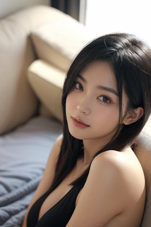 a gorgeous busty woman, beautiful detailed eyes, beautiful detailed lips, extremely detailed face, long eyelashes, nightie, lingerie, pregnant, beautiful detailed smile, beautiful detailed teeth, POV, lover, cinematic dramatic lighting, (best quality,4k,8k,highres,masterpiece:1.2),ultra-detailed,(realistic,photorealistic,photo-realistic:1.37),HDR,UHD,studio lighting,ultra-fine painting,sharp focus,physically-based rendering,extreme detail description,professional,vivid colors,bokeh,portrait,photorealistic,cinematic