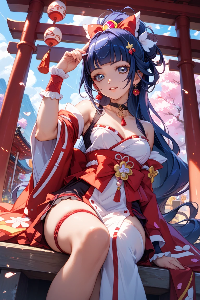 (Highest quality)、((Super detailed))、Super delicate eyes、Cute  girl、Sexy cute bikini、Japanese Princess、Beautiful breasts、Beautiful thighs、Beautiful waterfront、Looking up from below