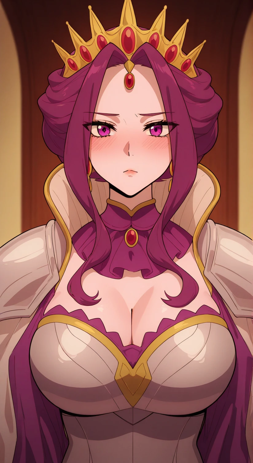 fullnude,vaginal,sex,woman on top,cum in pussy,sweat,girl trembling with sexual climax,breast milk,arms behind head,spread legs,ahegao,orgasm,Gemstones and Golden Crown,鎖骨,Purple_hair, Purple_Eyes, Jewelry, earrings, 1 girl, 20yr old,infp young woman,Beautiful Finger,Beautiful long legs,Beautiful body, Beautiful nose,Beautiful character design, Perfect eyes, Perfect face,Expressive eyes, Looking at Viewer, In the center of the image,(上半身_Body),(Focus on her face), Official art,the Extremely Detailed CG Unity 8K Wallpapers, Perfect Lighting,Colorful, Bright_front_Face_Lighting,Shiny skin, (masutepiece:1.0),(best_quality:1.0), 超A high resolution,4K,Ultra-detailed, Photography, 8K, nffsw, hight resolution, absurderes:1.2, Kodak Portra 400, Film grain, Blurry background, Bokeh:1.2, Lens Flare, (Vibrant_Color:1.2) (Beautiful,breasts), (Beautiful_Face:1.5),(narrow_waist),