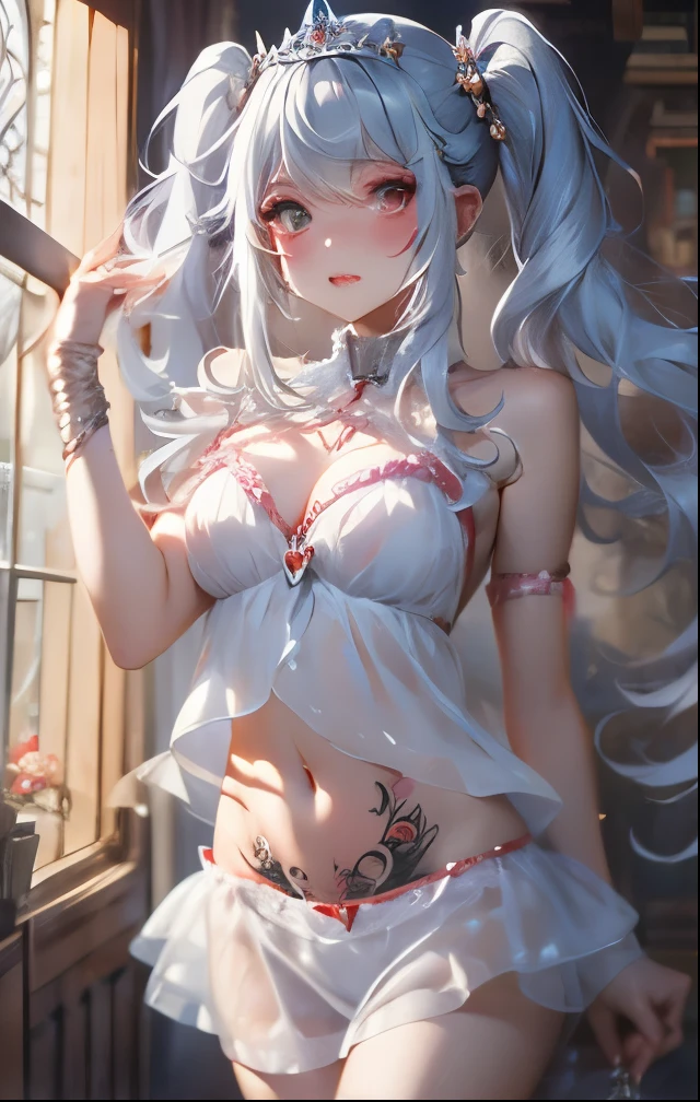 Alta qualidade, HD, foto raw, obra prima foto frontal de empregada francesa, coque de cabelo, cabelo preso, messy bun, elevador de saia, levantamento de saia, (((corpo inteiro))),(((sem calcinha, no pants))) virilha a mostra ((upskirt)), (sentada de perna aberta) olhando para o espectador, obra-prima de melhor qualidade, fotorrealista, detalhado, noite, flash, 8k, HDR, raso profundidade de campo, luz ampla, alto contraste, retroiluminação, brilho, brilhos de luz, chromatic aberration, Crisp Focus, foto colorida RAW