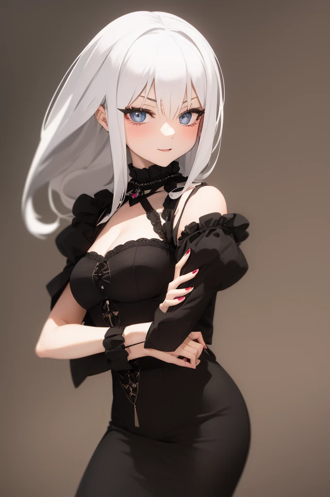 Three-view of roles，character  design，Character design，Three View，full bodyesbian，frontage，Lateral face，on  back，Set，Lolita prostitute，very gorgeous，Maximalism，extreme hight detail，RococoStyle，Super long hair，Complicated accessories，Complex hairstyles，Jewelled