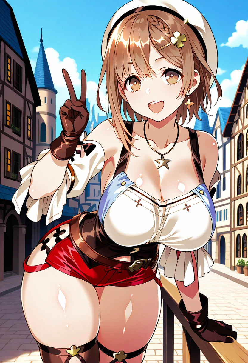 granblue fantasy,Grabble,djeeta,djeetaちゃん,mesugaki,Official Images,Official illustration,black knee high socks,pink clothes,thighs thighs thighs,djeeta,laughter,blonde,むちむちthighs thighs thighs,Thigh job,cum between thighs,standing intercrural legs,stripe panty,kids