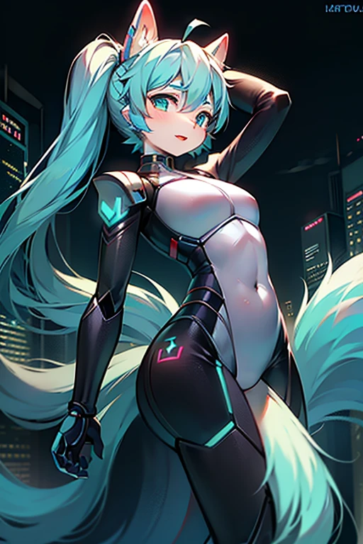 (spread legs), feet on the floor, knees up, female masturbation, fingering, naked , pubic hair, arms up, arm up, (pubic hair:1.3), from below, low angle,
(mature) cyberpunk_(kitsune:1.2)_goddess, large fox ears, fluffy fox tail, mostly , kimono, (mechanical ears, (covered in glowing holographic body marking:1.2), gradient [orange|emeraldblue] hair, high ponytail, long hair
