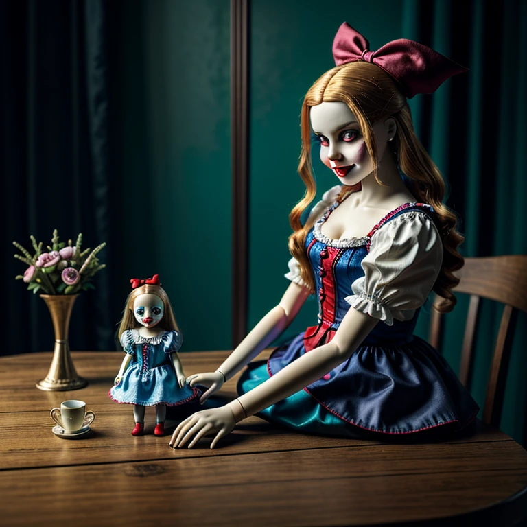 stephenmckay, apple, alice in wonderland, creepy, bloody