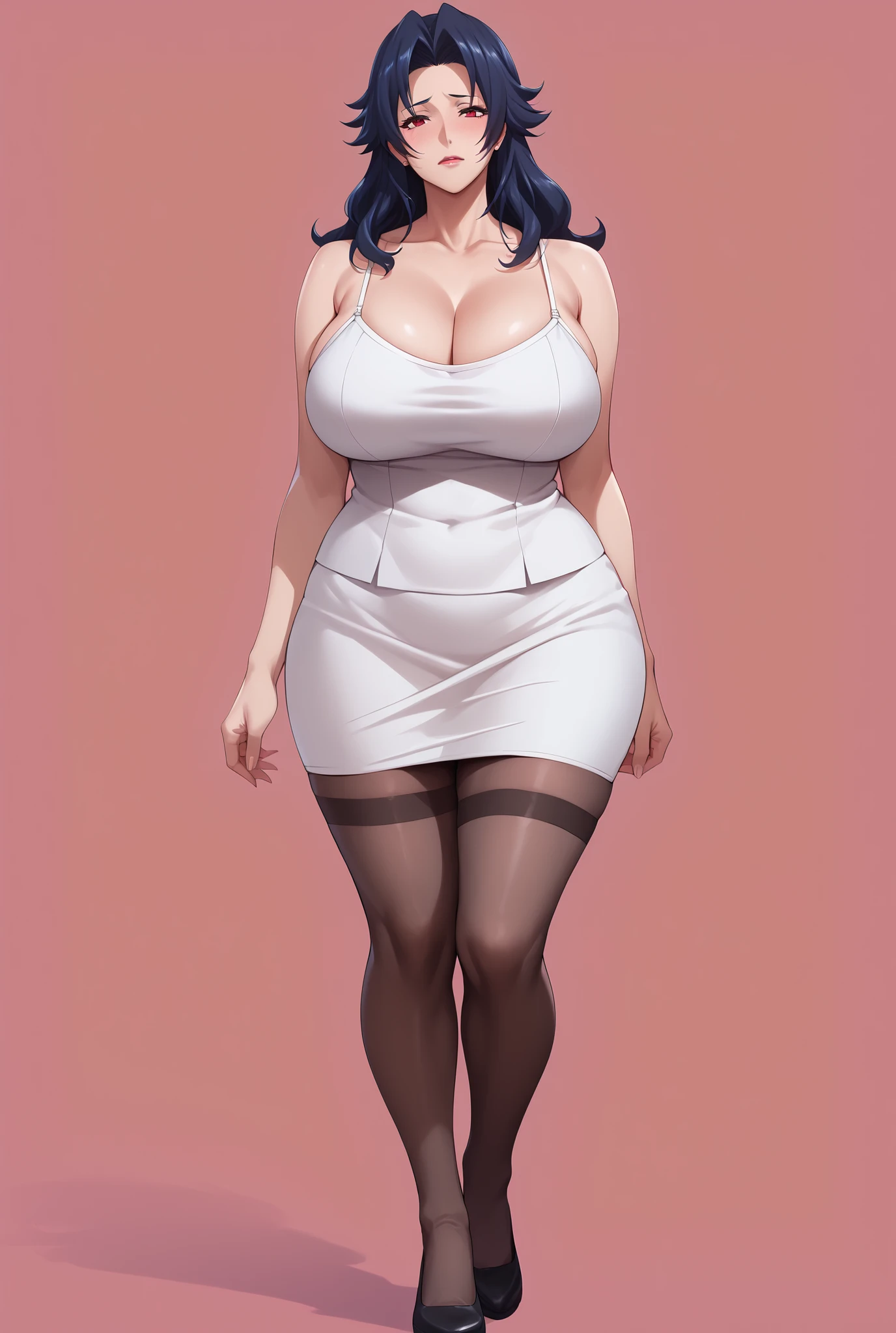 best quality, masterpiece, highres, 1girl,wearing simple fitted dress,hair ornament, coverd by cum,think body, necklace, jewelry,huge breasts, full body.