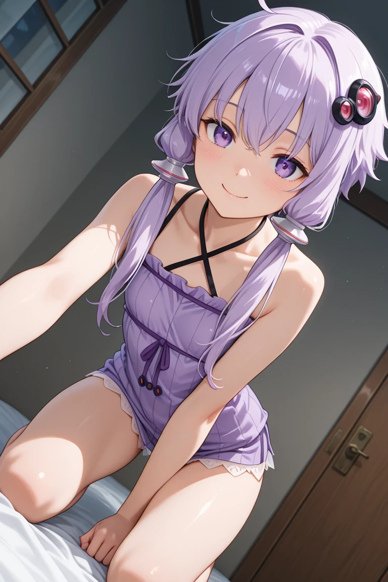 high quality, 最high quality、 Stylish design, (((Cool beauty girl))), ((Thin legs))、(((最high quality))), High resolution, ((detailed)), ((masterpiece)), ((Super detailed)),、(Blue-purple inner color hairstyle）、((Poses that accentuate the chest、There is only a slight swelling)),((Cute summer clothes)),(Sitting),(((Shyness)))
