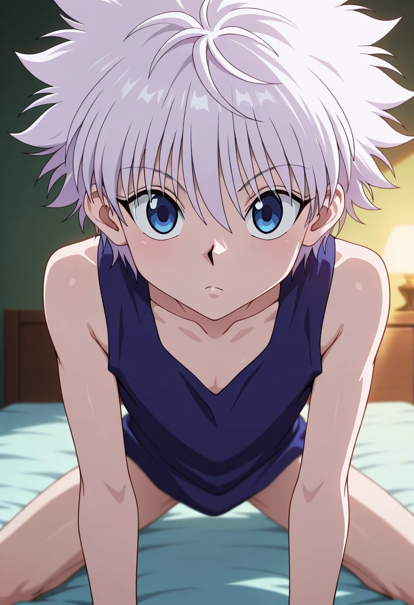 masterpiece, highest quality, High resolution, Neferpitou 1, Cat ear, (cat tail:0.8), alone, short hair, red eyes, hair between eyes, :3, curly hair, cat girl, 1girl,masterpiece, expensive quality, very_expensive_solve, big_file size, full color,(completely nude:1.2),pussy,niplles,(vaginal sex:1.2),(toddler:1.6),(chibi:1.3),(flat chest:1.5),
