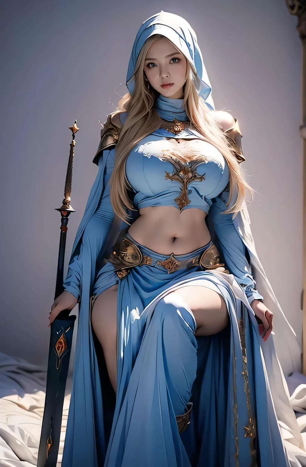 Medieval armor, armor breast, around 15 years old, tmasterpiece,Best quality at best,A high resolution,8K,((Portrait)),(full body),Original photo,real photograph,digital photography),(Medieval princess , sexy princess ,blue eye, super brest, round breast,pink lips,Keep your mouth shuegant and charming, green and blue dress of medieval princess, red hijabi, hijabi princess medieval,((Blushing)),naughty contempt,Calm and handsome,use half medieval armor, The Beautiful super colossal round breast, small waist, perfect colossal breast of princess body, nude,m),(princesedieval characteredieval fantasy style,oc render reflection texture, sexy style, sexy breast , medieval castle background, Jewelry , red hijabi, , golden armor with silver decor aesthetic, small teen, , slim teen, with huge breast,