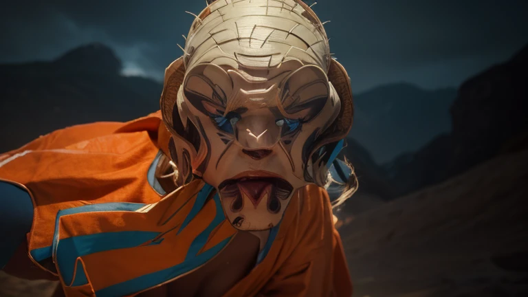 botw style A stunning intricate full color portrait of a bored man, head to toe, epic character composition, wearing reindeer costume, spikey Mahogany hair, by ilya kuvshinov, alessio albi, nina masic, sharp focus, natural lighting, subsurface scattering