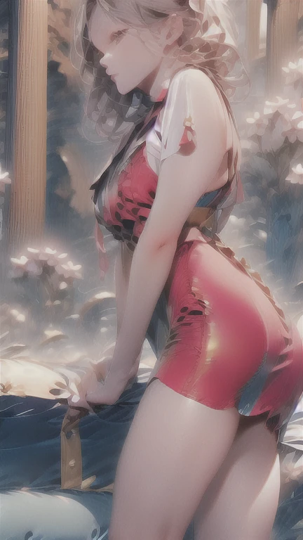 <lora:sakura-leaf-style-darquelilly-v1:1> sakuraleafstyle, cherry blossoms, skin,