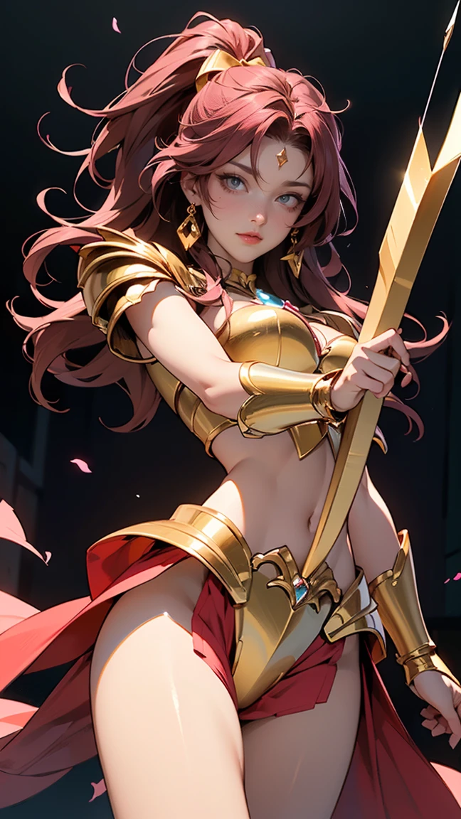 golden swordsman angel, sexly, pose movement