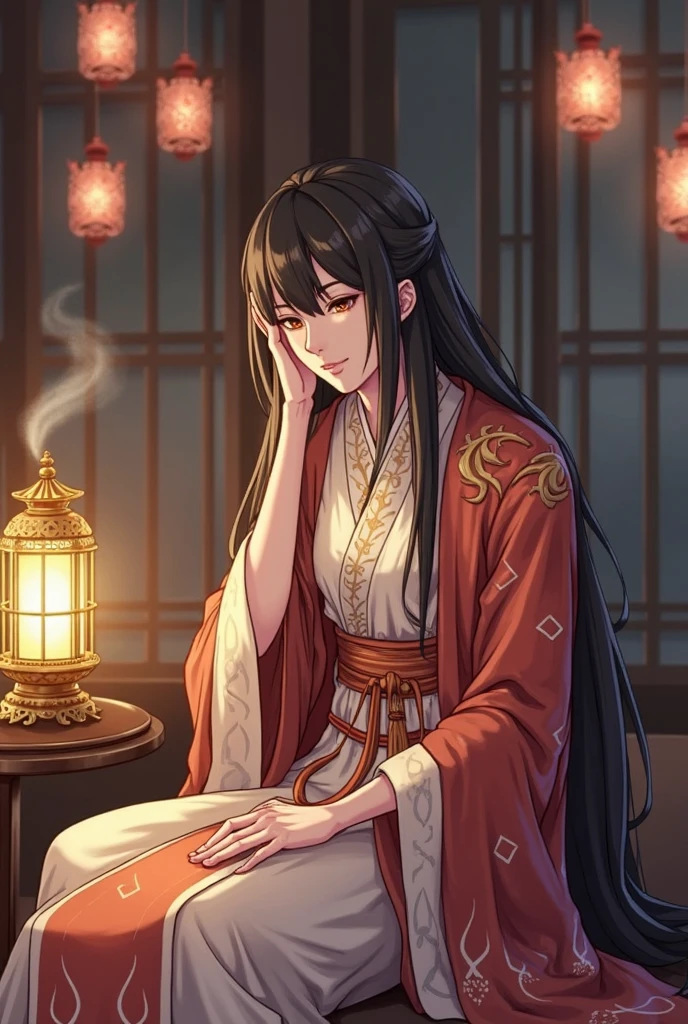 Best quality,masterpiece,high resolution,1 girl,(hanfu:1.2),(gold thread stitching:1.1),White translucent silk dragon robe,(Translucent Silk Dragon Robe:1.3),(Inside the ancient Chinese palace:1.2),(smile:1.1),lips,dress,(hair accessories:1.2),(Ancient Chinese dragon chair:1.3),necklace,(jewelry:1.1),long hair,Medium chest,earrings,delicate beautiful eyes,delicate eyelashes,beautiful face,upon_body,tyndall effect,(realistic:1.2),edge lighting,two-tone lighting,(high detail skin:1.2),8K UHD,DSLR camera,soft light,high quality,volumetric light,snapshot,(photo:1.1),high resolution,supreme,high resolution,detailed eyelashes,beautiful face,body,tyndall effect,two-tone lighting,(high detail skin:1.2),8k ultra high definition,soft light,high quality,volumetric lighting,candid shooting,(low angle shot:1.1), --auto