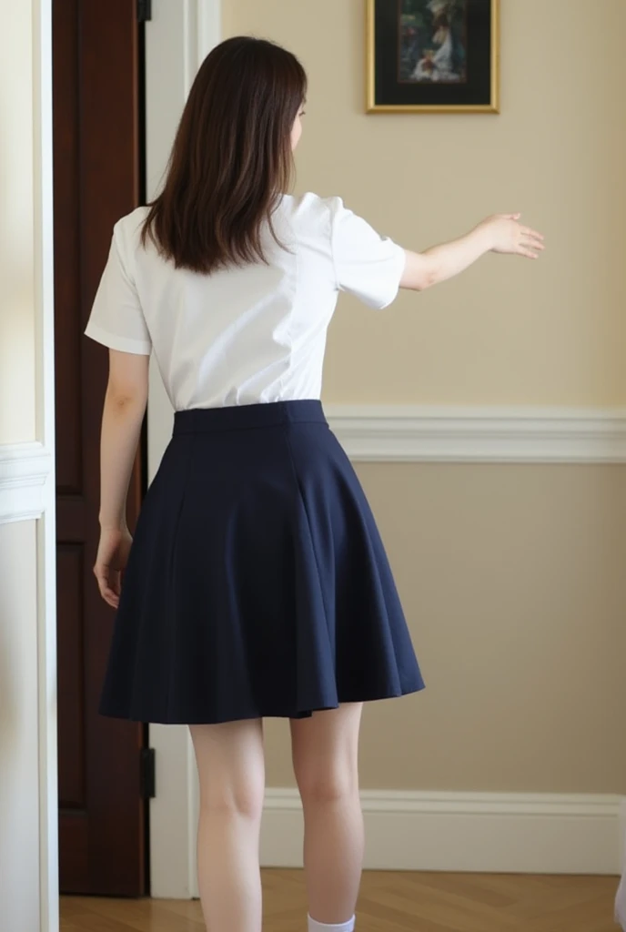 Little Girl Skirt lining Pants fabric texture Skirt flip Directly below