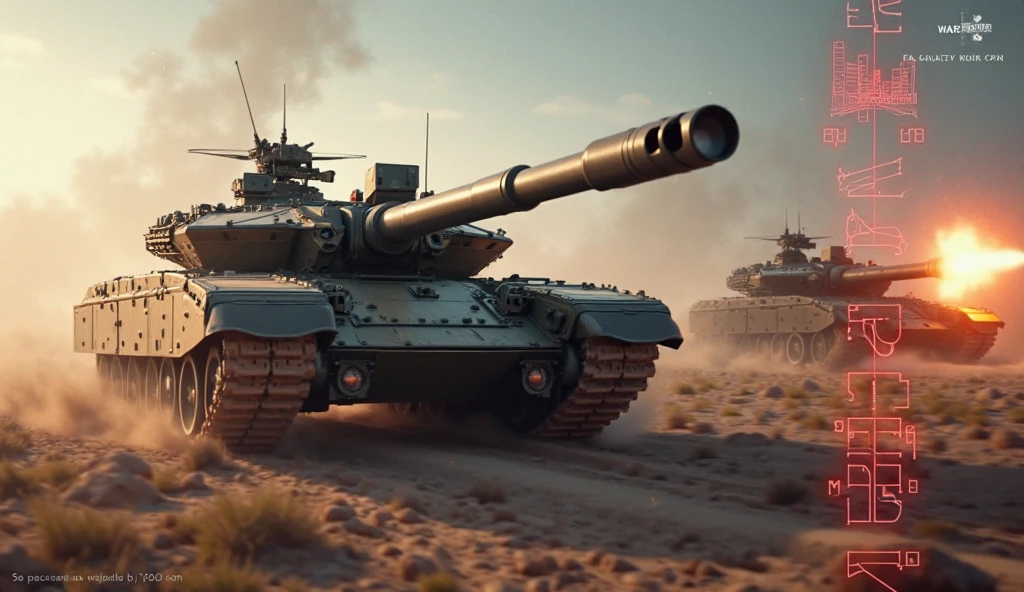 ((Masterpiece)), ((Best Quality)), (Very Detailed), ((Very Detailed)), 4K, (8K), very aesthetic, absurdres highres, Armored Tank