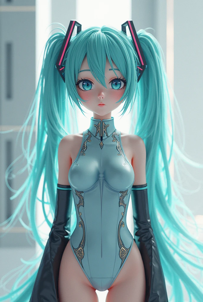 Anime, Girl, (((1girl))), (((Waifu, VOCALOID, Miku Hatsune Waifu))), What(((Long Hair, Twintails Hair))), ((Cyan Eyes eyes:1.3, Upturned Eyes: 1, Perfect Eyes, Beautiful Detailed Eyes, Gradient eyes: 1, Finely Detailed Beautiful Eyes: 1, Symmetrical Eyes: 1, Big Highlight On Eyes: 1.2)), (Detailed Body, (Detailed Face)), Face Close-up, Facing Front, Facing Camera, Young, (Best Quality), Shirt, Loose Skirt, Modest Clothing, Skin Covered, High Resolution, Sharp Focus, Ultra Detailed, Extremely Detailed, Extremely High Quality Artwork, (Realistic, Photorealistic: 1.37), 8k_Wallpaper, (Extremely Detailed CG 8k), (Very Fine 8K CG), ((Hyper Super Ultra Detailed Perfect Piece)), (((Flawlessmasterpiece))), Illustration, Vibrant Colors, (Intricate), High Contrast, Selective Lighting, Double Exposure, HDR (High Dynamic Range), Post-processing, Background Blur, Inky Shadows, Darker Shadows, Thick Shadows, High Quality Shadows, high detail, realistic, Cinematic Light, sidelighting, Lens Flare, Ray tracing, sharp focus,