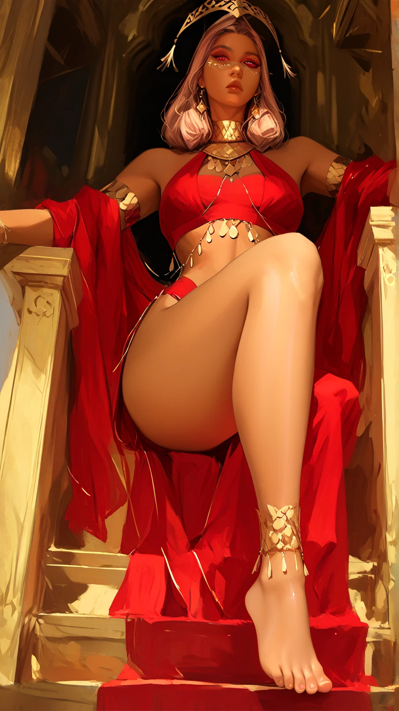 a gorgeous woman with sakimichan style body, very detailed high heels, long beautiful legs, flawless skin, beautiful detailed eyes, beautiful detailed lips, extremely detailed face, longeyelashes, graceful pose, high contrast lighting, 4k, 8k, masterpiece, ultra-detailed, realistic, photorealistic, HDR, studio lighting, professional, vivid colors, bokeh