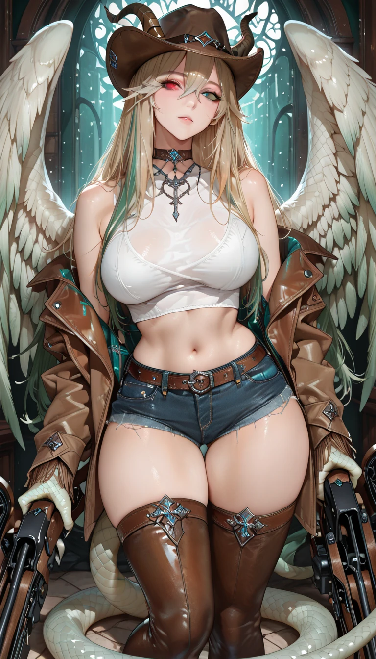 Asgard，Valkyrie，Senhora Cavaleiro，Anatomia correta，epic fantasy digital art，obra-prima，8k，high definition resolution，desenho detalhado，Qulidade Superior，, Epic composition, músculous body, tattoo on the muscular abdomen