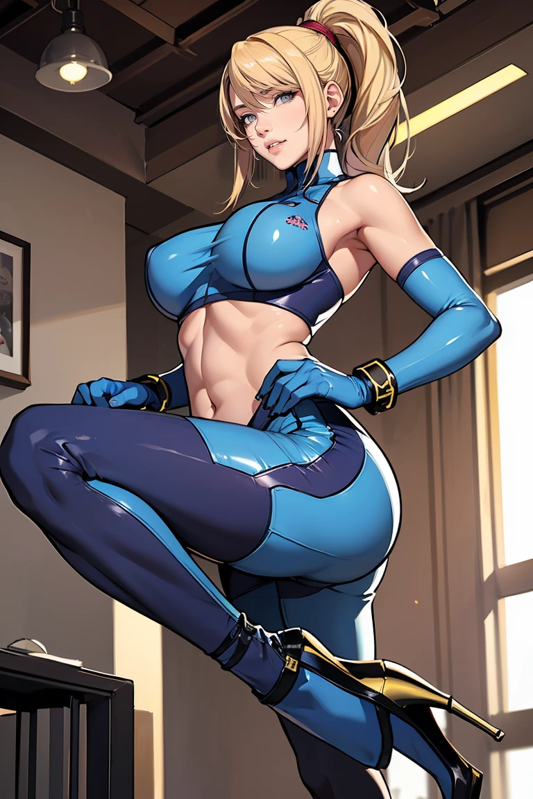 (masterpiece, best quality, ultra detailed, absurdres)1.5, 1girl, (sexy, beautiful woman, perfect face, perfect eyes, perfect female body)1.5, (rainbow mika, hair pulled back, blonde hair, very long hair, mask, twintails, frilled leotard, white boots, <lora:rainbow mikaV1:0.9>), (standing inside an arena), (large breasts, cleavage, slim waist, <lora:PerfectFullBreasts-fCV3:0.75>), perfect lighting, smooth, hdr