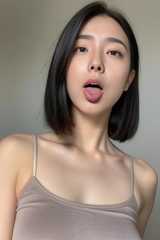 Colossal tits, huge-breasted, oils, Skin Tecateca, Oily skin, goose bumps, pores, real looking skin, Looking at the camera, kiss face, s lips, The body is facing forward, Colossal tits, Pull your together with your arms
