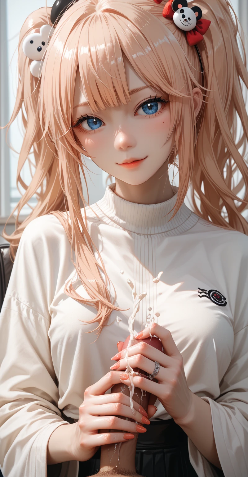 1 girl,power \(chainsaw man\),golden hair,red horns,yellow eyes,cross-shaped pupils,open mouth,shy,white t-shirt,large breasts,
SFW,(masterpiece:1,2), best quality,masterpiece,highres,original,extremely detailed wallpaper,perfect lighting,