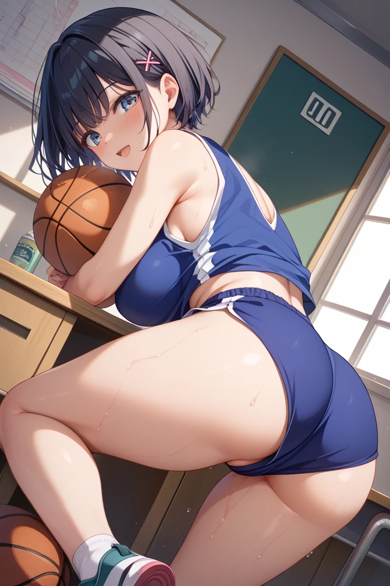 gym storeroom, 1girl,, masterpiece, best quality, highly detailed