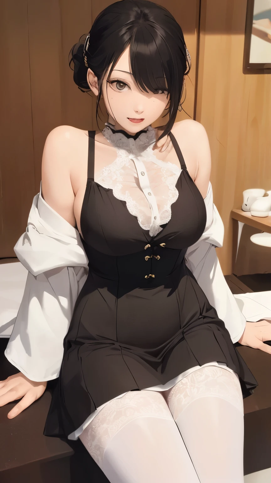 (masterpiece: 1.3), (Maximum resolution: 1.2), (Ultra HDTV: 1.2), Cinematic Light, 8k resolution, Detailed facial features , (Sharp focus: 1.2）, (Focus on the face:1.2),Perfect Style, Beautiful Face, Acura, Anatomically correct, Highly detailed face and skin texture, Beautiful Eyes,Beautiful Eyes, Thin eyebrows, Glitter Eyeliner: 1 Natural Cheeks, Glowing Skin, Fair skin: 1.2, (Glossy Lips: 1.4),、 (Embarrassed look: 1.2),Highly detailed face and skin texture, Natural Cheeks, , Glossy Lips: 1.4,Perfect Style、Cleavage、Soft Breasts、（White mucus on chest:1.4）（White mucus on thighs:1.2）、 blush、A humiliating look、Anxious expression、A look of humiliation、Embarrassed expression、Glare、anger、sorrow、tears、Open your knees、Spread your legs、 White underwear、White bra、Sparkly little earrings and necklace、Disheveled clothes、White panties、sweating、Thin underwear、stockings、28 years old, A clean-cut woman,1 person、 Upward-facing chest, First Class Cabin、On the bed、(On my back, ベッドにLying down, ベッドにLying downいる, Lying down, White sheets:1.3)、Black Hair、blonde、Silver Hair、Blue-gray eyes、Green Ash Eye,(Stewardess Uniform:1.4)、