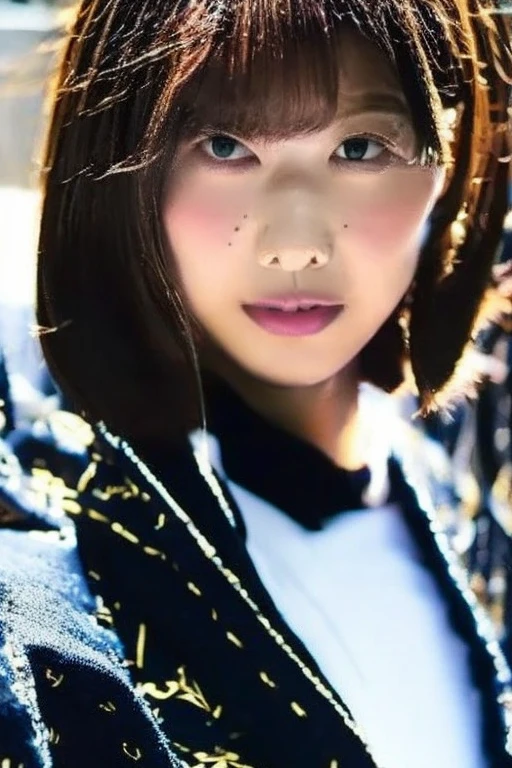 (8k, RAW photo, best quality, masterpiece:1.2), (realistic, photo-realistic:1.37), ultra-detailed, wallpaper, 1girl, cute, look-like, (Kimijima Mio), detailed face, (cyborg eye), (shag short hair),(mature female:1.2), (android face:1), (cyborg), High heeled evening shoes, (luxurious cyberpunk), (hyperrealistic), (cyberpunk office), professional lighting, cinematic lighting, photon mapping, radiosity, physically-based rendering, full dress, <lora:japaneseDollLikeness_v10:0.5>