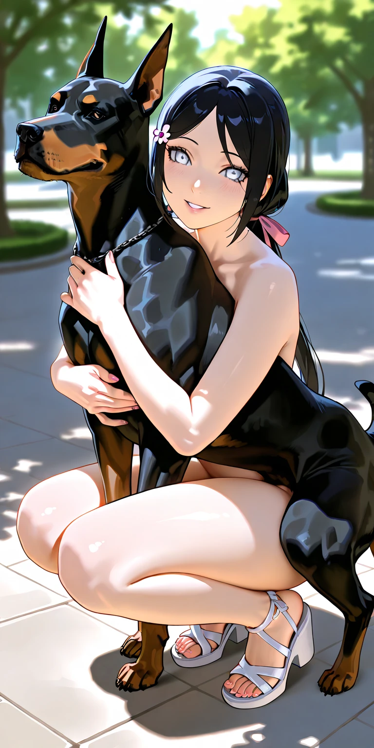 score_9, score_8_up, source_anime, 1girl, huge breasts, young, ikuchan, black hair, black hair, cheap hotel room, nude, indoors, sex, wide hips, pussy, (detailed and thick pubic hair), very long hair, ponytail, disheveled, (sweating), sweat, slender waist, wide hips, big ass, tears, dark room, on all fours, doggystyle, duo, sex, thrusting, motion lines, view from side, swaying breasts, pussy juice, blush, squirting, tall girl, pig, bestiality, zoophilia, rough sex, full body shot, (corkscrew penis),