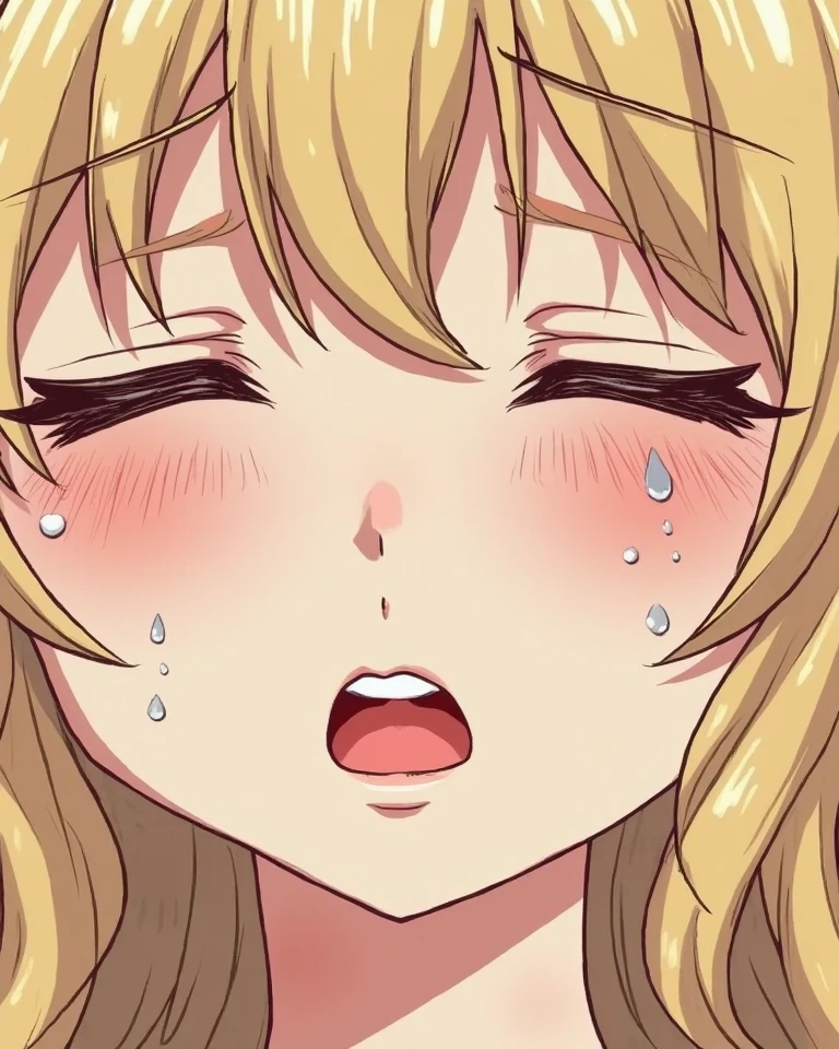 beautiful detailed eyes, Blue eyes, (1girl, kousaka kirino, ore no imouto ga konna ni kawaii wake ga nai), (half-closed eyes), (opened big mouth, licking, Sticky tongue), nsfw, (close-up mouth), Highest quality, Super detailed, masterpiece, Ultra-high resolution, 8k, Embarrassing, blush, Lovely, (With tears in her eyes and her mouth open), Sticky saliva