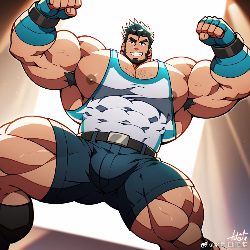 Ash Ketchum from Pokémon sitting on a weight bench with shoulders slumped. Sweating. Wearing a bulging jockstrap. Staring blankly as he listens to hypnotic subliminals through headphones. Monitors mounted on the walls around him display pulsing spirals to keep him in trance as he becomes a big dumb bodybuilder football jock. Open mouth. IQ drain. Dumber. Hypnosis. Trance. Brainwashing. Digital painting. Anime. Hyper swollen bulging crotch. Big muscles. Big traps. Big biceps. Big triceps. Broad shoulders. Big meaty hyper pecs. Bro. "I have to resist. Have to ... break free.... Have to ... have to..... I ... m-must.... I ... must...." Speaking in a dull monotone as he falls into trance. "Listen, ... repeat, ... conform, ... obey.... Assimilate...." Speaking in unison with the other jocks in the room. "I ... I am sweaty. ... I am horny. ... I am sexy. ... I am dumb.... I'm just a mindless.... I'm just an empty, ... stupid, ... strong jock...." Brute. Dumber and dumber. Mindless. Brainless. Musclehead. Hyper muscles. Mouth hanging open. Perspiring. Sweaty. Hypnotic trance. Entranced. Hypnotized. Brainwashed. Brainwashing. Hypnosis. Glowing eyes. Mindless stare.