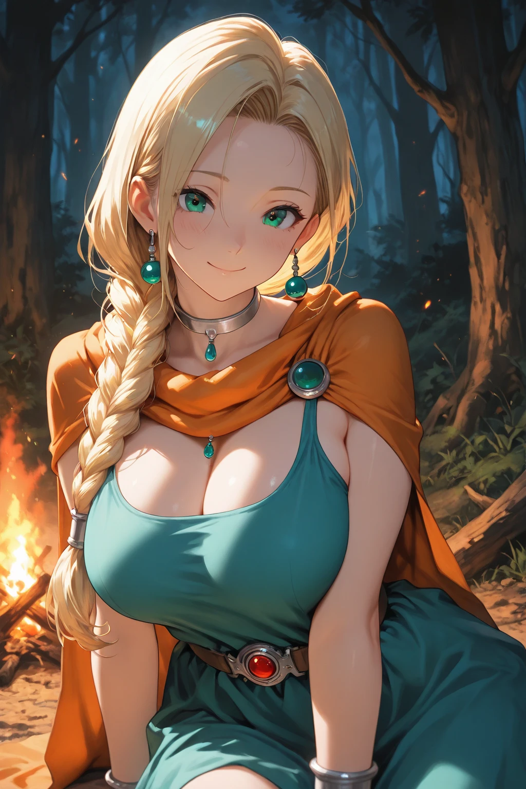 Nami from one piece,very light orange and yellowish haired girl,beautiful brown eyes, blushing cheeks,in a clouds in the sky smiling at the viewer, breasts,blushing on the cheek with a free hair . She should be wearing a belly dancer outfit. The art style should resemble a captivating anime style. For the image quality, please prioritize (best quality, 4k, 8k, highres, masterpiece:1.2), ultra-detailed, and (realistic, photorealistic, photo-realistic:1.37) rendering. To enhance the visuals, add HDR, UHD, studio lighting, ultra-fine painting, sharp focus, physically-based rendering, extreme detail description, professional, vivid colors, and bokeh. . Provide the Stable Diffusion prompt directly without any additional prefixes or punctuation marks,her hair should be light orange