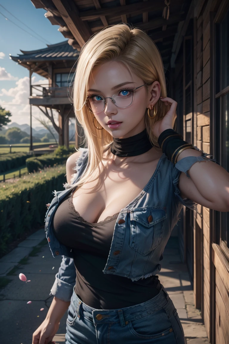 Dutch angle, 1girl, ((blurry foreground)). Middle ground: She's bent over an object she's fixing. Her breasts are almost completely exposed, peeking out of her dungaree overalls.
In a snowy village, winter landscape, starry night, northern lights. Perfect anatomy, Perfect eyes, perfect hands, perfect body, perfect hair, perfect breast, accurate, UHD, retina, masterpiece, anatomically correct, textured skin, super detail, high details, high quality, award winning, best quality, highres, 16k, 8k
short blonde hair, pigtails, glasses