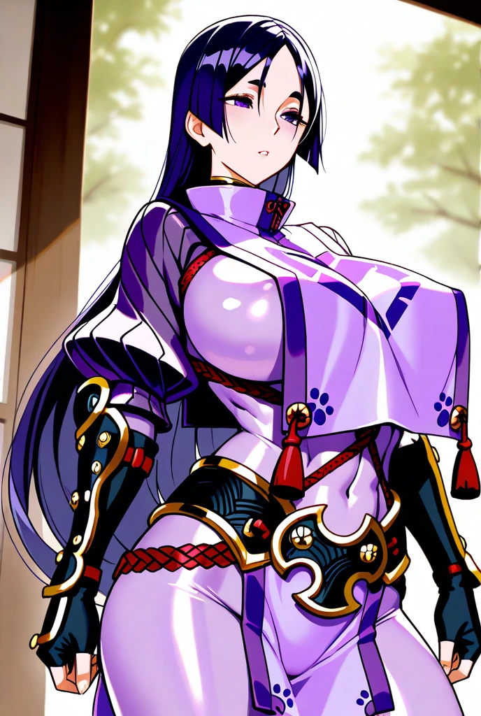 score_9, score_8_up, score_7_up, score_6_up, score_5_up, score_4_up,source_anime, BREAK uncensored, official art, official style,anime_screencap , anime coloring ,dbj , qqx, cch, [[zjw]] , 1girl ,Koubuin Yuuhi, blue hair , purple hair , high ponytail , blue eyes , (((rolling eyes))) , (((cry))) , (((tears))) , (((saliva))) , (((clenched teeth))) , kimono , sex from behind, 1girl, ass , doggystyle, torso grab, motion lines ,rough sex , rape , 1boy, Dark-skinned men , (((Muscular man))), (((ugly man))) , (((Size difference))) 