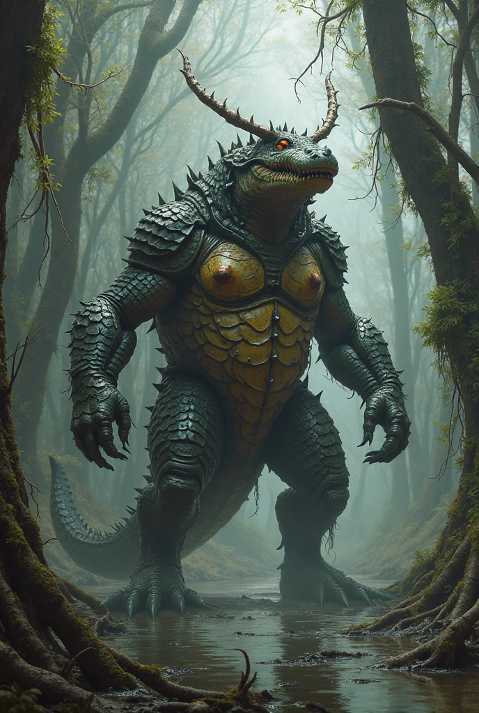 feets, front view, seductive, flexing, sexy body, scars, jungle ruins, stone wall, day, daylight, stanging, open legs, big penis, big penis, big balls (flaccid), nipples, (ultra detailed), a beautiful and detailed full size portrait of a male anthro godzilla, GodzillaXP, ((black body, black skin, feets visible)) smirk, open mouth, (scales, detailed scales, muscle anthro, buff, big pecs,) pink eyes, detailed eyes, non-mammal breasts, looking forward, glowing eyes, big body, sexy body, goddess, kenket, Ross Tran,ruan jia, trending on artstation,foxovh, cenematic lighting, detailed background, empty eyes, foreskin, tan body, tan scales, wet, night, big body, pronounced_browridge, muscular anthro, big muscles, big pecs, biceps, sunlight,
