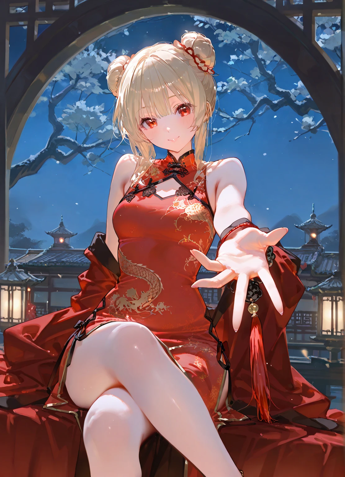 Blonde woman posing in red dress with red flowers, Anime girl cosplay, Ayaka cosplay, Anime cosplay, cosplay, Anime goddess, shaxi, elegant glamourous cosplay, Gorgeous Role Play, glamourous cosplay, zhongli from genshin impact, rpgmaker, cosplay foto, Keqing from Genshin Impact, beautiful and seductive anime woman, Japanese goddess