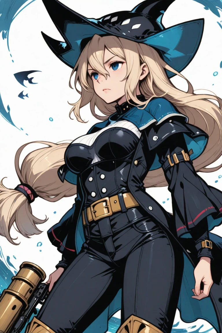((masterpiece, best quality, highres, UHD, perfect pixel, depth of field, 8k, RTX, HDR)), BREAK, 1girl, single, solo, beautiful anime girl, beautiful artstyle, anime character, ((long hair, blond hair)), (purple:1.4, rounded eyes, beautiful eyelashes, realistic eyes),big breast, without clothes wearing only a white apron, covered in sweat, blushing, with a smile, BREAK, holding a bitten bread in the hand, sexy pose in a pastry shop with shelves with a lot of bread.