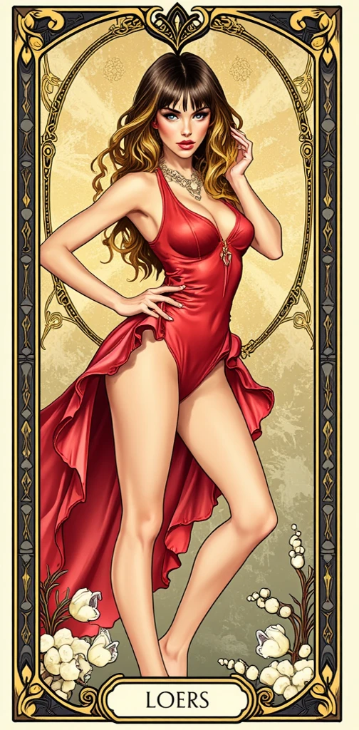 8k, digital painting, Comic Babes, arafed image of a woman in a dress posing for a photo, drawn with photoshop, Portrait Sarah Michelle Gellar, enlarged, aniston, in the style of Digital Painting, Shakira, in style of Digital illustration, digital art . @mariomaniacdude, by Melissa Benson, digitally painted, digital art picture, edited, Digital illustration, portrait digital art