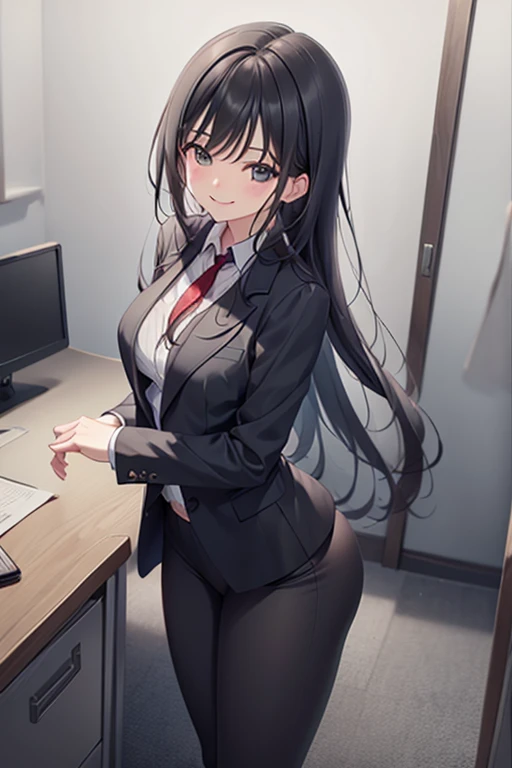 masterpiece, best quality, illustration, 8k cg wallpaper, beautiful secretary, pet red collar, suit, business shirt, lying, on back and hips on the desk with girls pictures on it of office, nsfw, POV, (intense sex of missionary), bare vaginal penis from tight skirt, pojecile cum in pussy, (gasp ecstasy, intense orgasm:1.2), pussy juice, trembling, cowboy shot, perfect anatomy, viewer is standing in front of the desk,