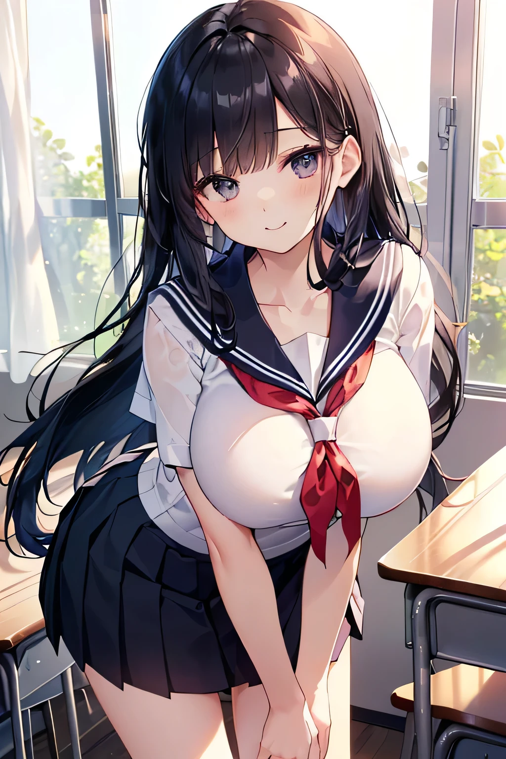 (Highest quality, 4K, 8k, High resolution, masterpiece:1.2), Very detailed, (Realistic, photoRealistic, photo-Realistic:1.37)、smile、Japanese、(High School Uniform)、(((Bukkake)))、Lips parted,Shot up to the waist