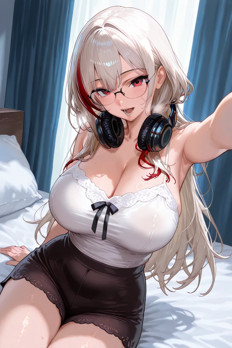 16K Ultra High Definition
Super detailed
The best of the best
Shiny detailed hair
Beautiful human woman with long hair
Super Big plump meat
Black and white cow print kimono
Cow ears and cow small horns
Shiny skin
Red cheeks
Moisturized eyes
Wearing glasses
Reading a book at a desk
Rich breasts on desk on library background