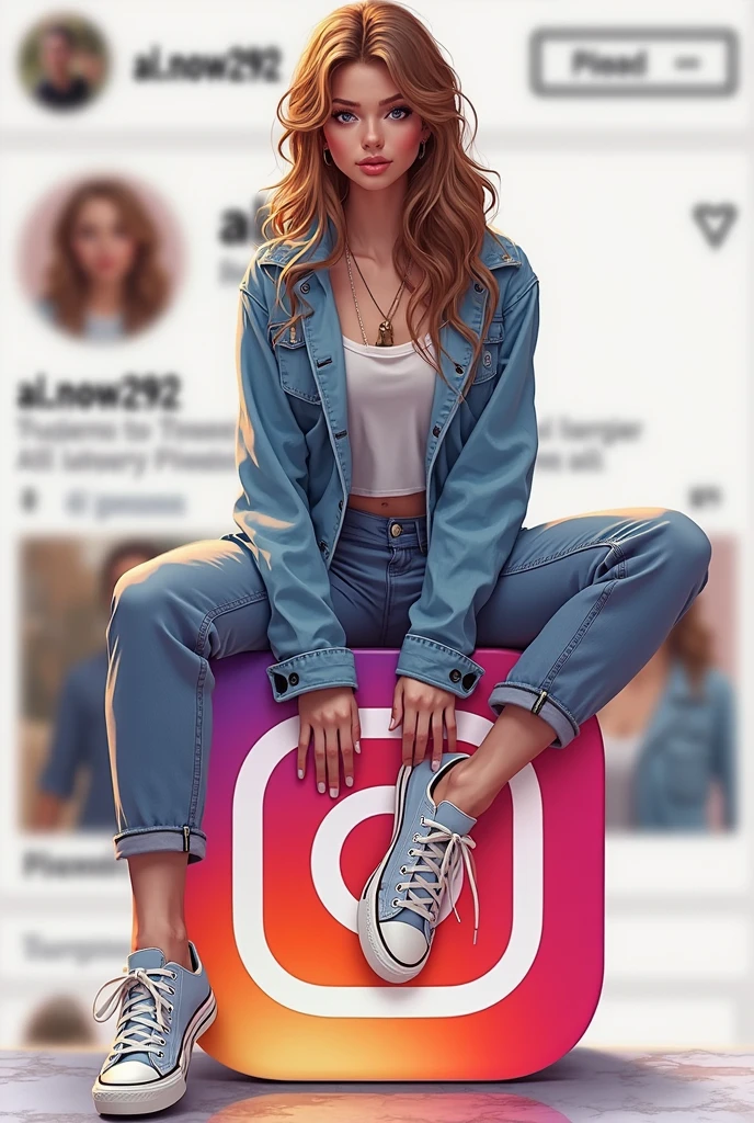 A very sexual girl dressed in bikini on the left with very primitive and ugly painting, and another regular girl dressed in gray hoody and blue jeans on the right with masterpiece of art. Girls and painting should be clearly visible on the image. Both girls should look at camera.