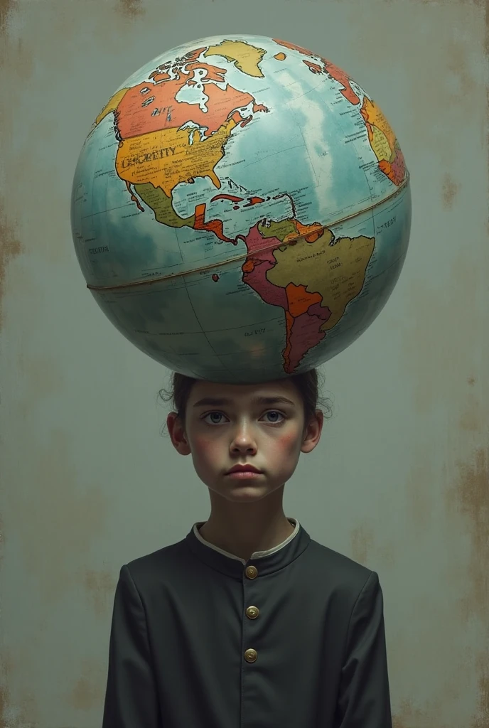 there is a young girl holding a blue ball in her hand, vestindo jaqueta azul, vestindo uma jaqueta azul, segurando uma bola, foto comercial do brinquedo, vestidos de estrelas e planetas, menina com cabelo azul, Jaqueta azul, usando um capuz azul, girl in space, little girl with magical powers, girl looks at the space, menina jovem bonito