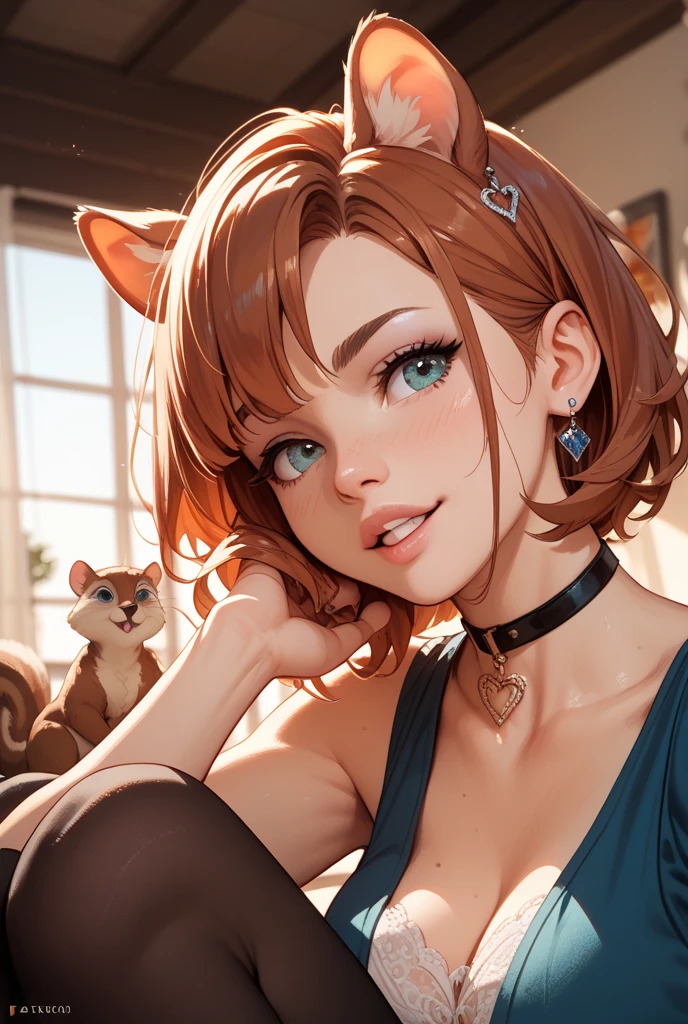 anime style, super fine illustration, highly detailed, dynamic angle, beautiful detailed, 8k, In a cafe where morning sunlight streams through the window, a plate of fluffy pancakes topped with strawberries, whipped cream, and a generous dusting of powdered sugar sits on the table. A woman eats them with a happy expression, her impressionable happiness drawing the attention of those around her.very good illustration, High detail, dynamic angle, beautiful detailing,2D, (Best quality, masterpiece, Beauty, tenderness), anime, Highly detailed face, very detailed eyes, very detailed background, perfect lighting, whole body, 1 girl, One, (Very detailed cat ears), (Very detailed ears behind the hair), Pink dress, green eyes, Finely detailed eyes, ears covered with hair,