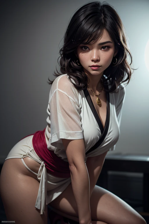 (Full Body of Extremely Detailed((Sexy Maid Group in a row:1.37))), KAWAII perfect face, Reflective Eyes, Detailed(Delicate Clothing textures), Correct Leg Line, Dynamic Joyful Expressions LifeLike Rendering, Specular Reflection, TopQuality 8K Ultra-detailed masterpiece (ProfessionalPhoto:1.37), (Acutance:0.8), (Luminism:1.28), Renaissance art style, Colorful Light particles, ((Full body from side)), {MicroMini Skirt|Kissing|Thigh Gap|AssFocus|(NakedApron with (Overflowing Sideboob))|[Gold NippleSticker]}, Radiant Fine Skin with Transparency, (Exposed:0.41), (Different types of Anime hair color){Pink Hair|LightBlue Hair|Platinum Blonde|Pure White Hair|Liquid Hair}, Perfect Lighting 