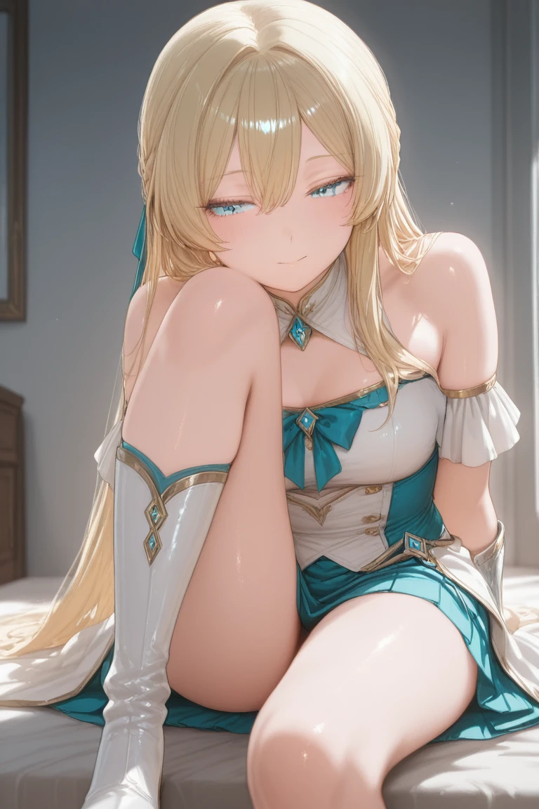 ((Highest quality、High resolution))、Beautiful woman、Perfect body、Beautiful and bountiful breasts、(tits、Nipples、Pussy、No panties)、long blond、bangs、Blue and white、Embellished blue sexy dress、skirt、(((Abandoned、After the rape、Love juice)))、Outdoor Scenery、((Spread your legs、Embarrassed、Frightened expression))