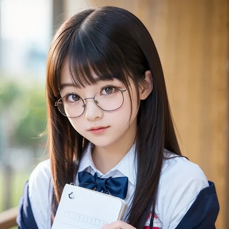 cute Pochari Glasses girl