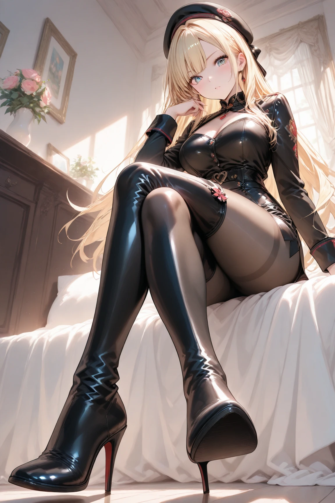 6 year old girl,White-colored skin,no underwares,Latex stickers,fullnude,no top dress,Large breasts,Black latex clothing,Ultra-skinny leggings,Strangle,Incredibly leggings,Incredible tights,Super high heels,foot ring,Nipple rings,Bracelet,leg loops,Yin ring,bound waist,dog collar,Double ponytail gradient long hair,Lace long gloves,ears of elf,Cat ear hair card,Heterochromic pupils,gold-wire glasses,A black face,Bad laughs,oestrus,large tail,Sexy figure,Large breasts,get down on the bed,Spread your legs,Back facing forward,Soaked,Wrapped in a chain,SM props,Wear a chain with both hands,Female dog,Meat urinal,Expectant eyes,Tattoo of the pubic bone,tmasterpiece,Best picture quality,realisticlying