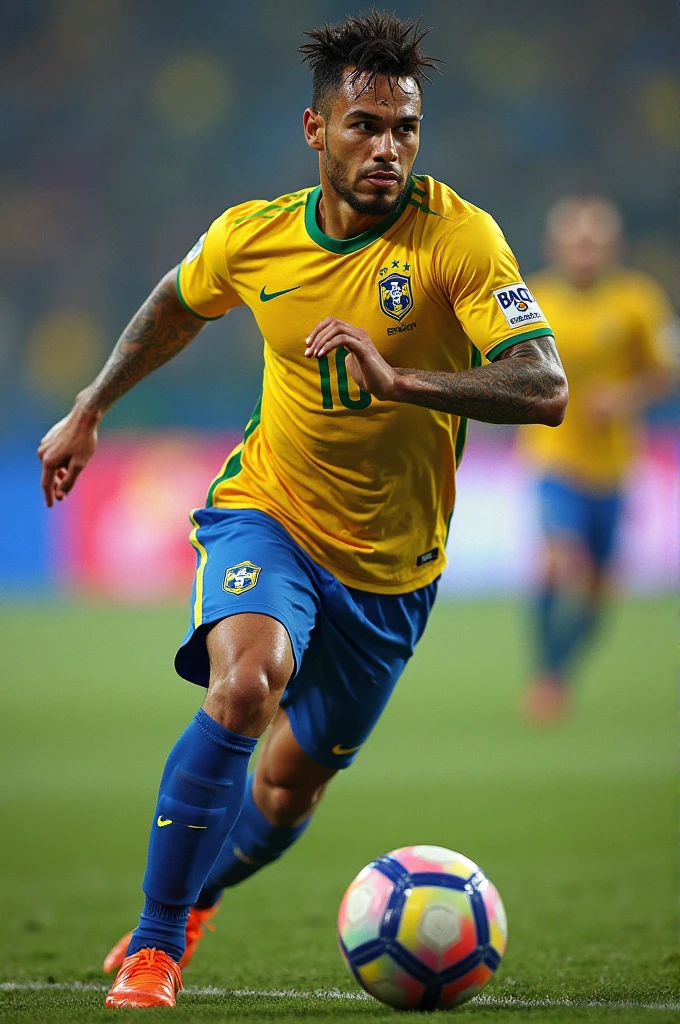 Make Neymar the soccer player doing a rabona
