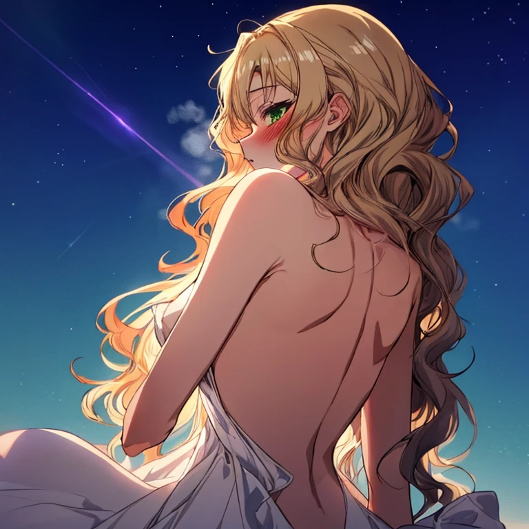 heaven Dazzling Light god々Shii Intense light sun (back view naked) 女god Transparent appearance