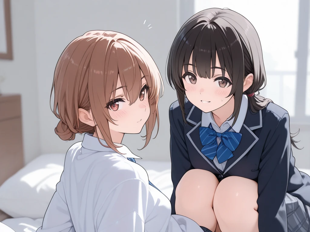 Student uniforms, tokiwadai_School_uniform, White shirt, Sweater vest, Grey mini skirt, , White Loose Socks, shoes, Highest quality:1.5, High resolution, uhd, 4K, Detailed lighting, Shaders), NSFW Misaka Mikoto,short hair Brown Hair Brown eyes Cool face Cute white panties Ecstasy Feeling Face Frustrated face blush pleasure Ahegao Climax shout Tentacles wrapping around the body ery aesthetic, best quality, realistic, intricate, overall detail}}, stationary restraints, reproductive worship, bio-punk, biological technology, rape, tentacles sex, {{cilia on creature's back}}, caress, tentacles passing between a girl's legs, tentacles rubbing her pussy, nsfw, 1 girl, completely nude, limbs inside creature, {{riding, straddling on tentacles}}, arched back orgasm, {{head leaning back}}, thrust stomach forward, nipples, navel, crying with eyes open, forced orgasm, love juice, wet, sweat, steam, trembling, inside creature stomach, mucilage, {{cilia}} skin tentacles, tentacles pit, facing the front, looking at viewer, straight-on, close to viewer, cowboy shot, solo focus, intricate, (highly detailed) blush ((Close ~ eyes)) be patient ((Ecstasy))++ Tentacles licking genitals Raise your arms Beautiful Armpits Wet armpit sweat Writhing Sigh Trembling Body (((M-shaped legs)))++((((cum on body / bukkake projectile cum excessive cum)))